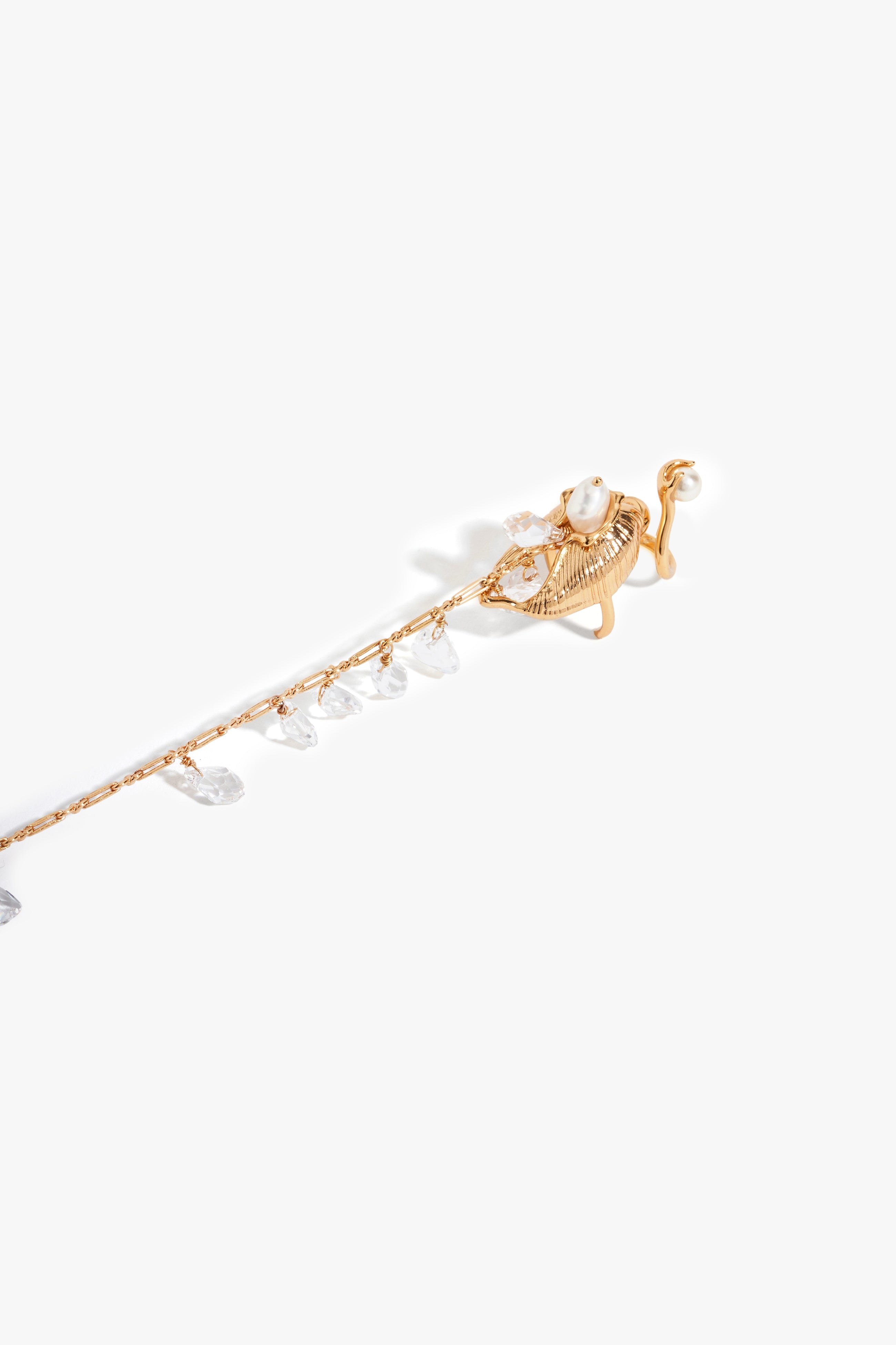 Seanymph Chain Veil Ring (Gold)