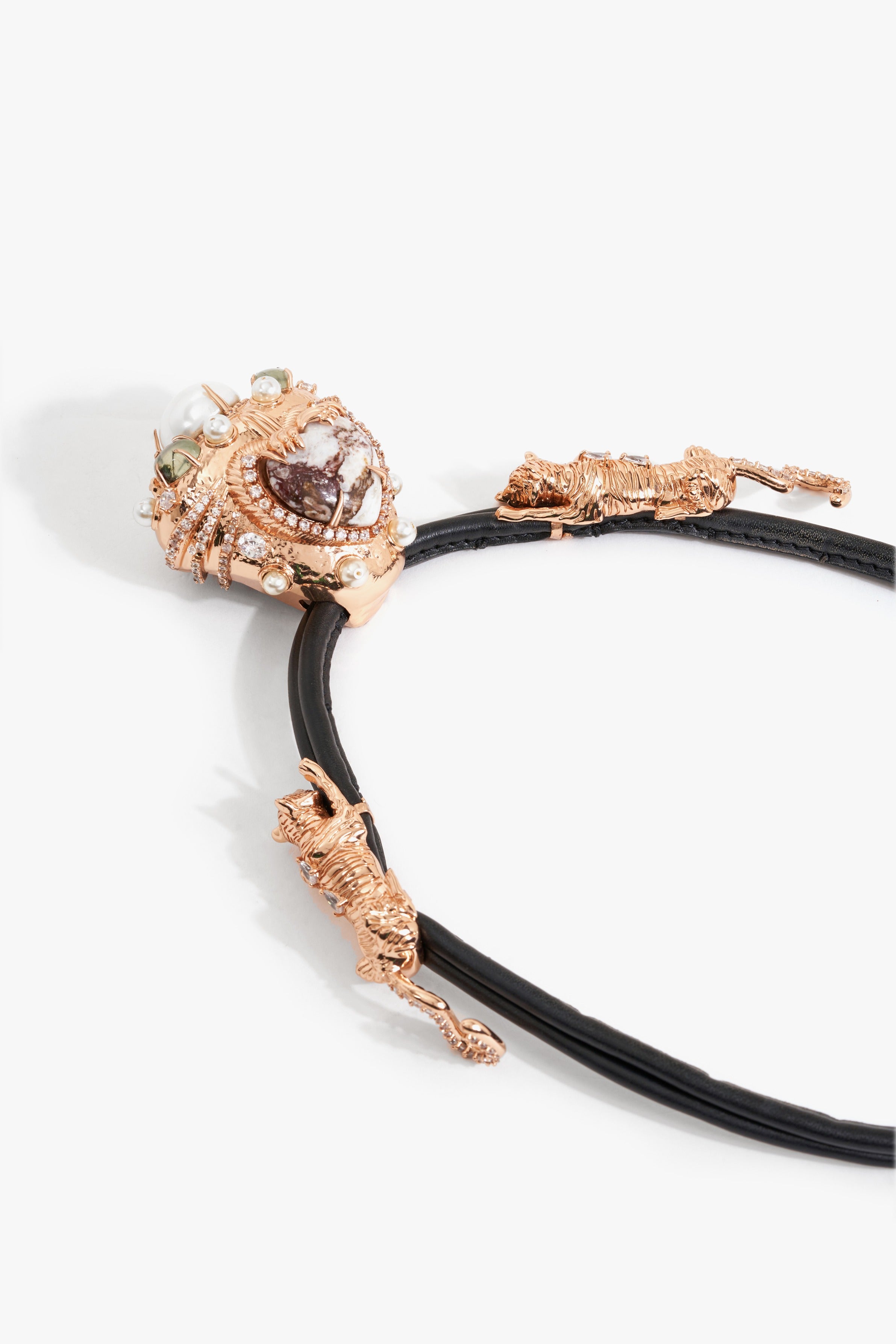 The Wild Empress Rope Hasli in Dalmatian Stone