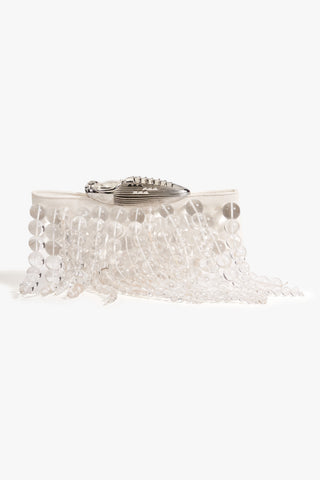 KOKO HALO CASCADE CLUTCH  IN IVORY