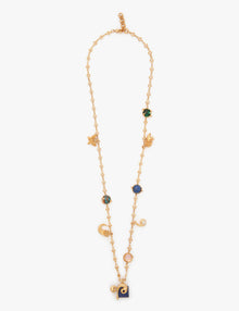The Zodiac Series - Aries Vintage Celestial Halo Necklace