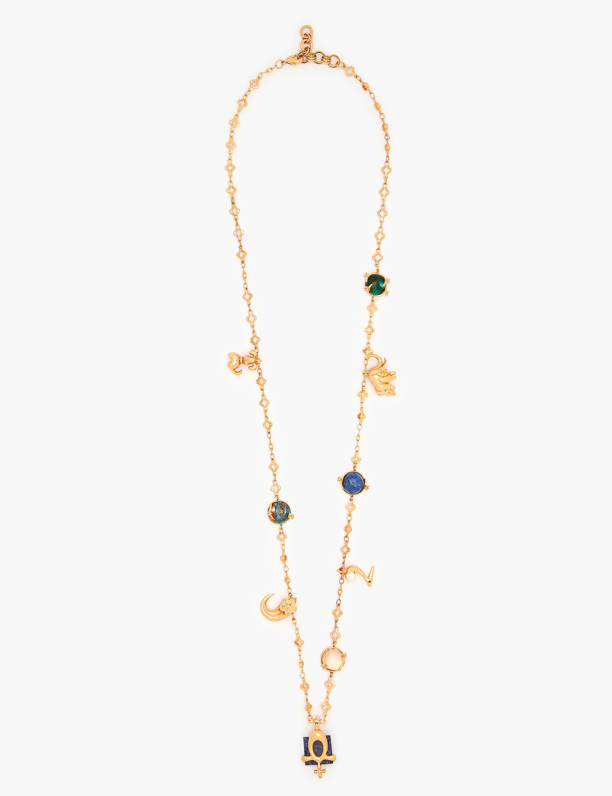 The Zodiac Series - Libra Vintage Celestial Halo Necklace