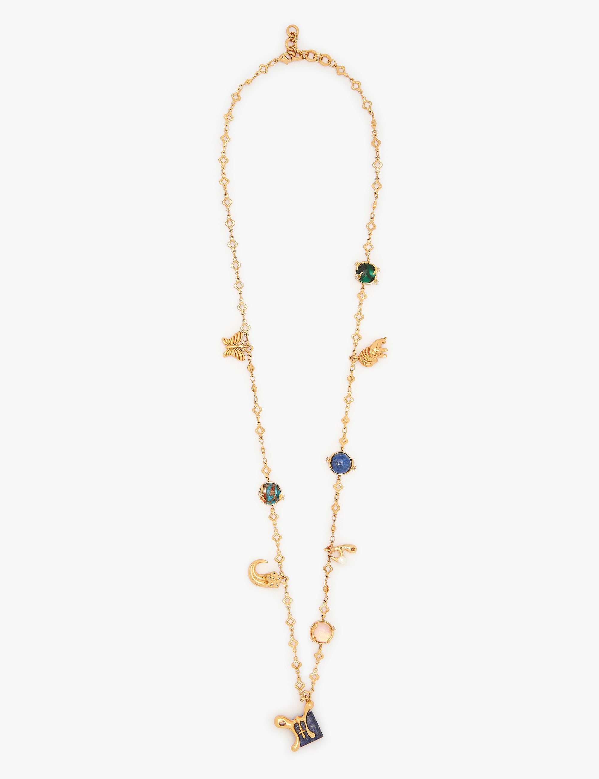 The Zodiac Series - Pisces Vintage Celestial Halo Necklace