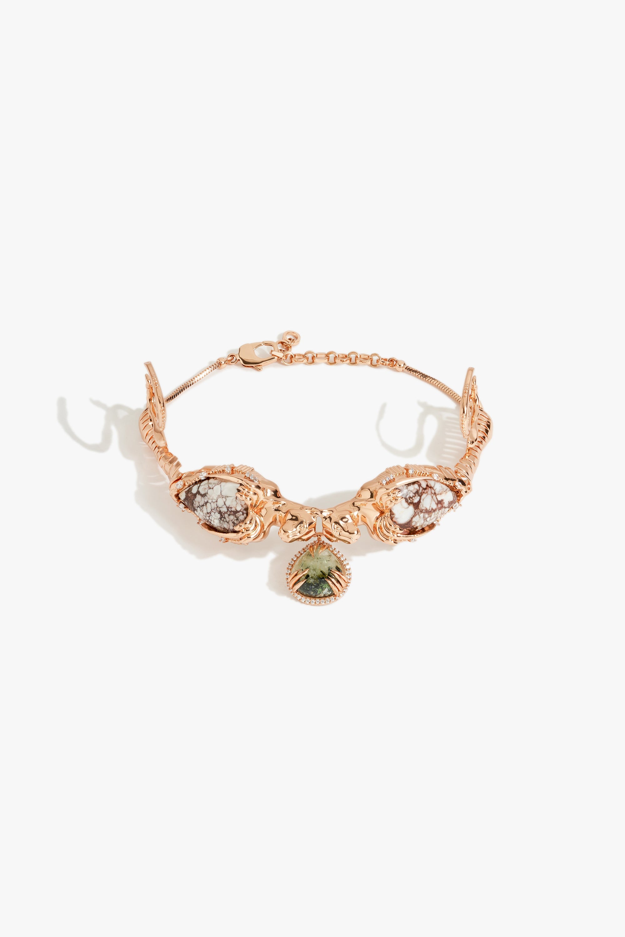 Leopard Temptress Choker in Wild-horse Jasper