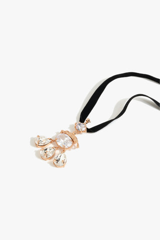 Velvet Leopard Choker