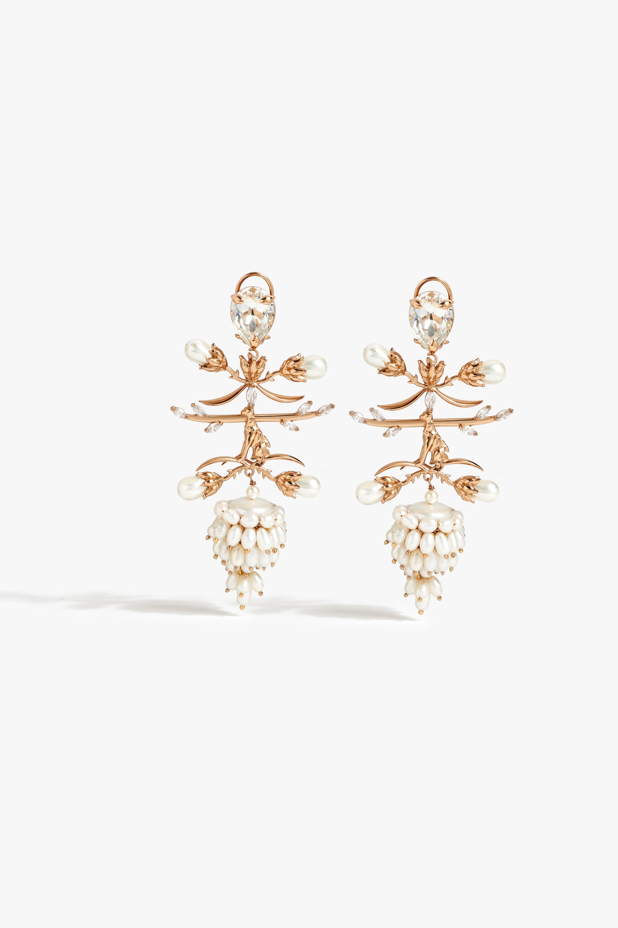 Crown of Pearls Earrings