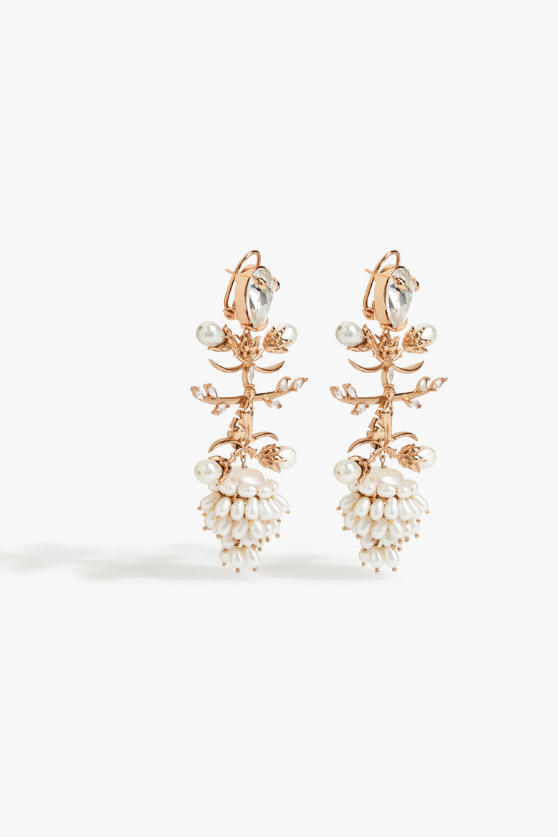 Crown of Pearls Earrings