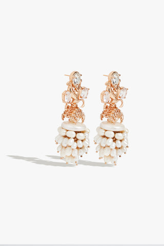 Scared Union Pearl Drop Earrings