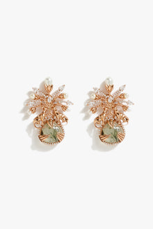 La Leopard Celestial Studs in Prehnite