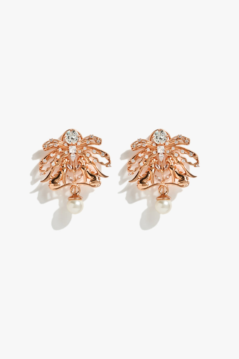 La Leopard Stud Earrings