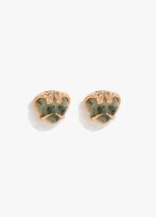 Sacred Union Studs in Prehnite