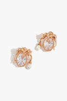 The Arch Leopard Drop Studs