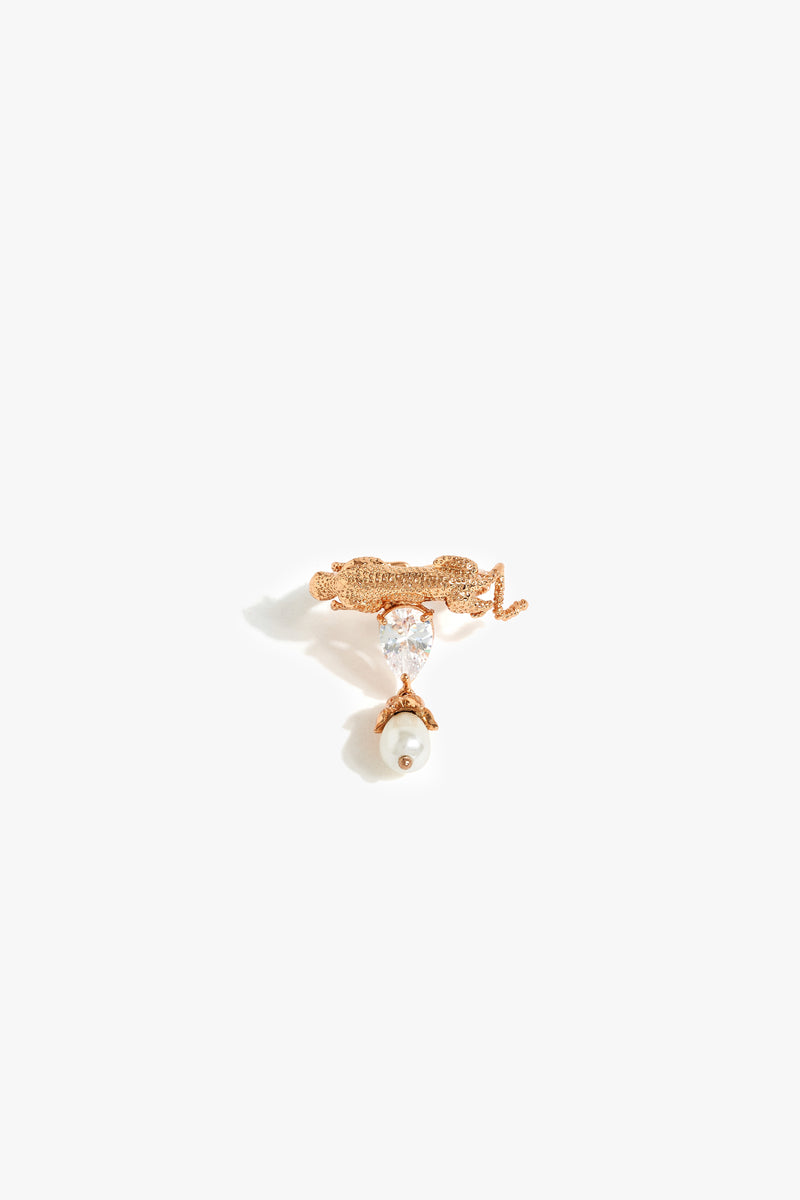 Leopard Feral Crest Ring