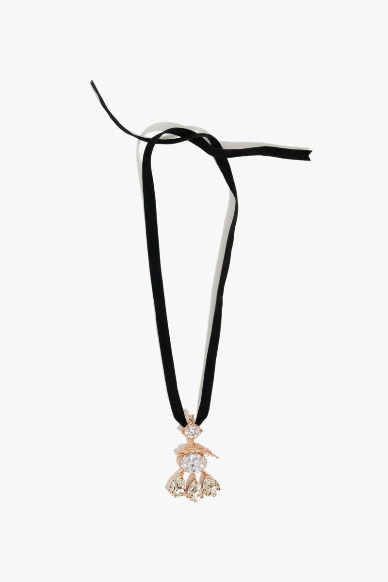 Velvet Leopard Choker