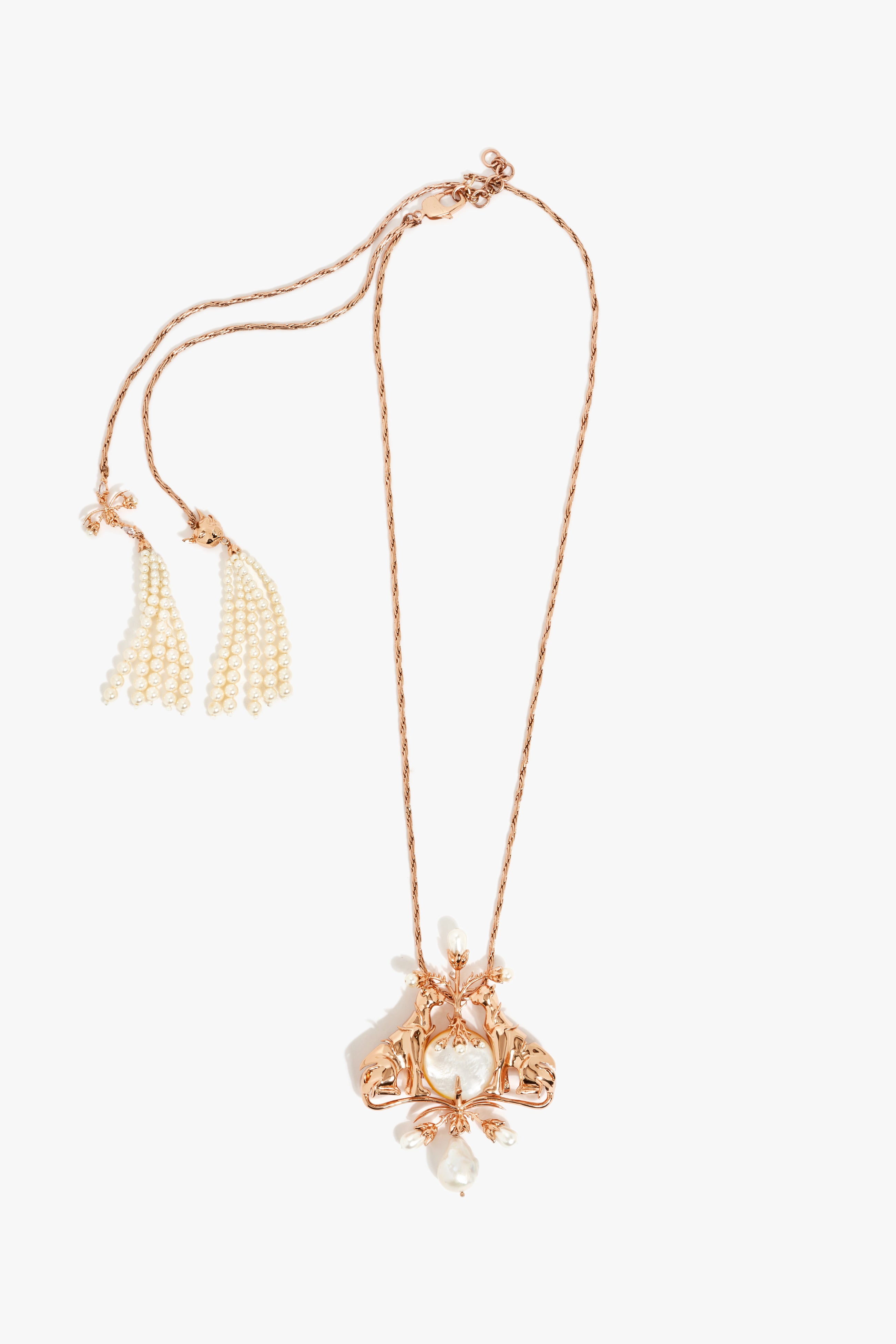 Wild Pearl Cascade Necklace