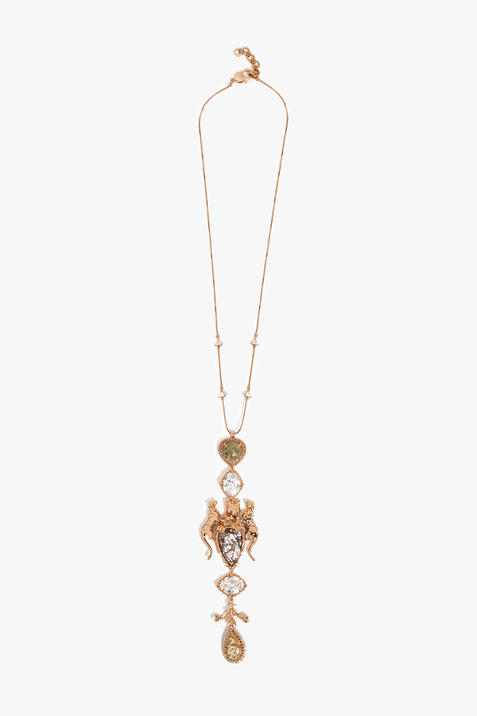 The Empress Pendant in Wild Horse Jasper