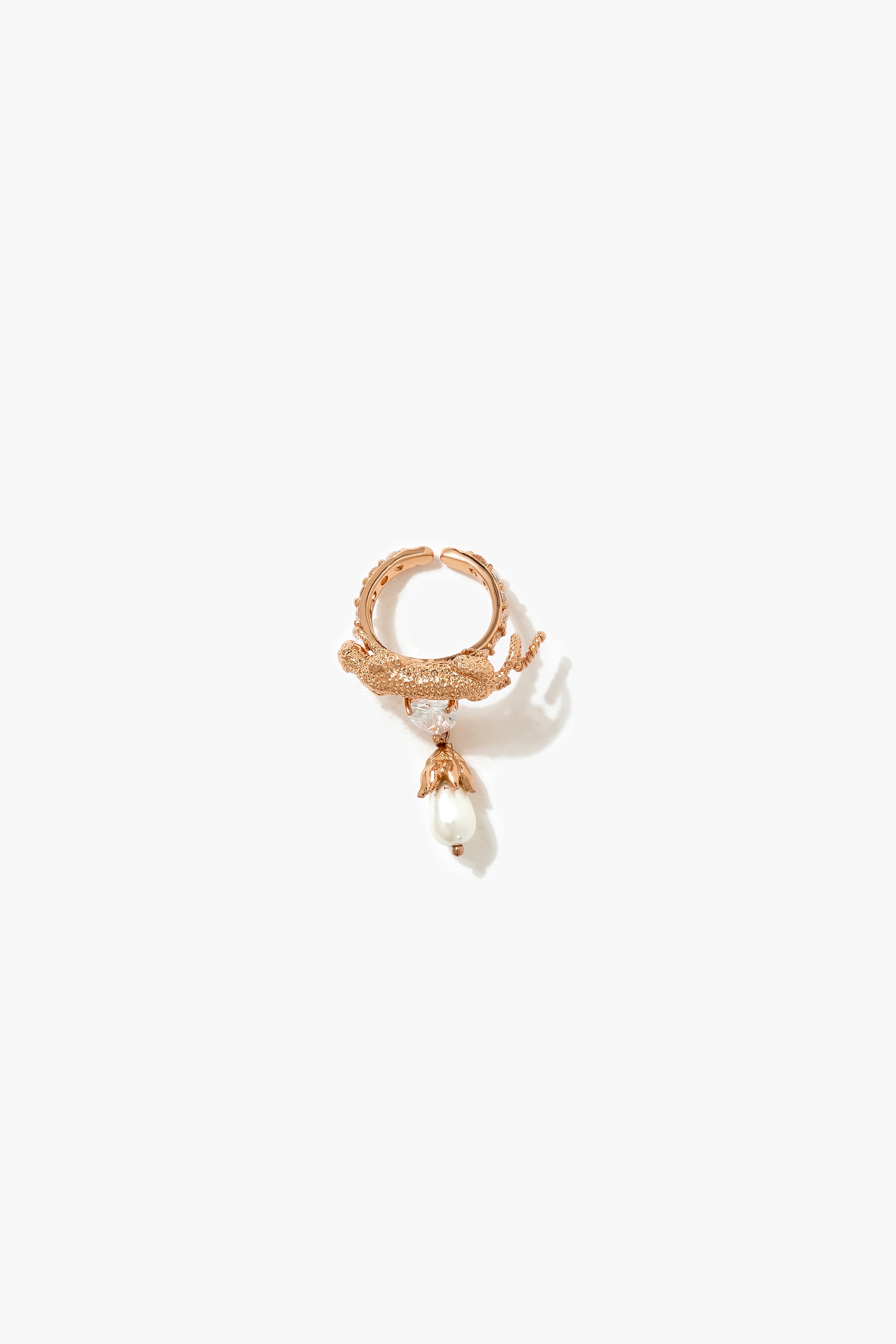 Leopard Feral Crest Ring