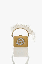 OH V Quill Furbie Handbag in Fawn Brown