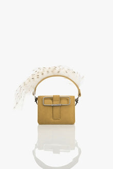 OH V Quill Furbie Handbag in Fawn Brown