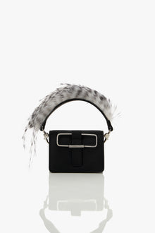 OH V Quill Furbie Handbag in Mystic Noir