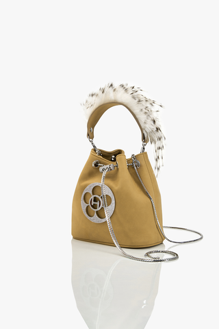 OH Quill Poppi Bucket Bag in Fawn brown