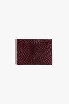 KOKO Crimson Croc Card Holder