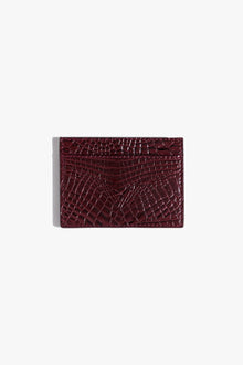 KOKO Crimson Croc Card Holder