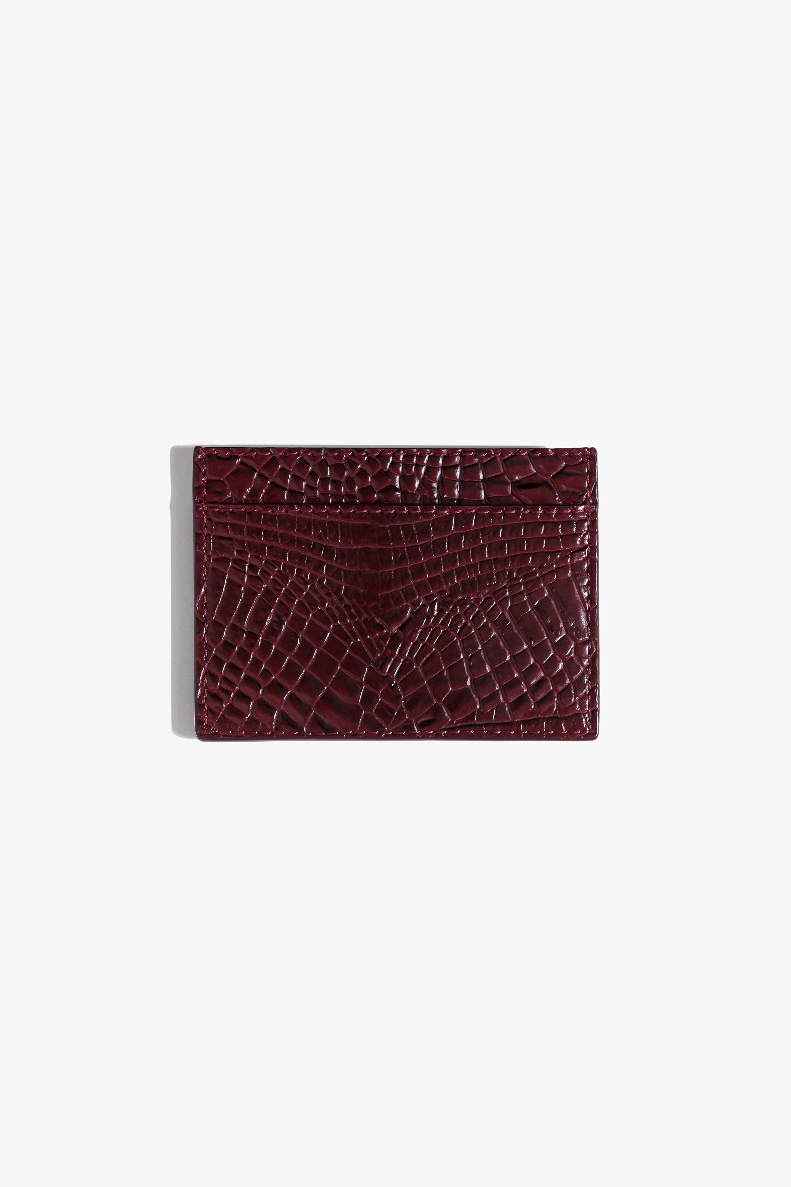 KOKO Crimson Croc Card Holder