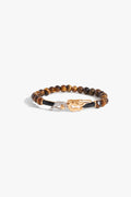 KOKO Sigil Beaded Bracelet in Tiger Stone