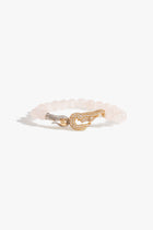 KOKO Sigil Beaded Bracelet in Rose Quartz