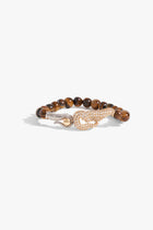 KOKO Sigil Beaded Bracelet in Tiger Stone