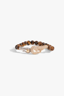 KOKO Sigil Beaded Bracelet in Tiger Stone