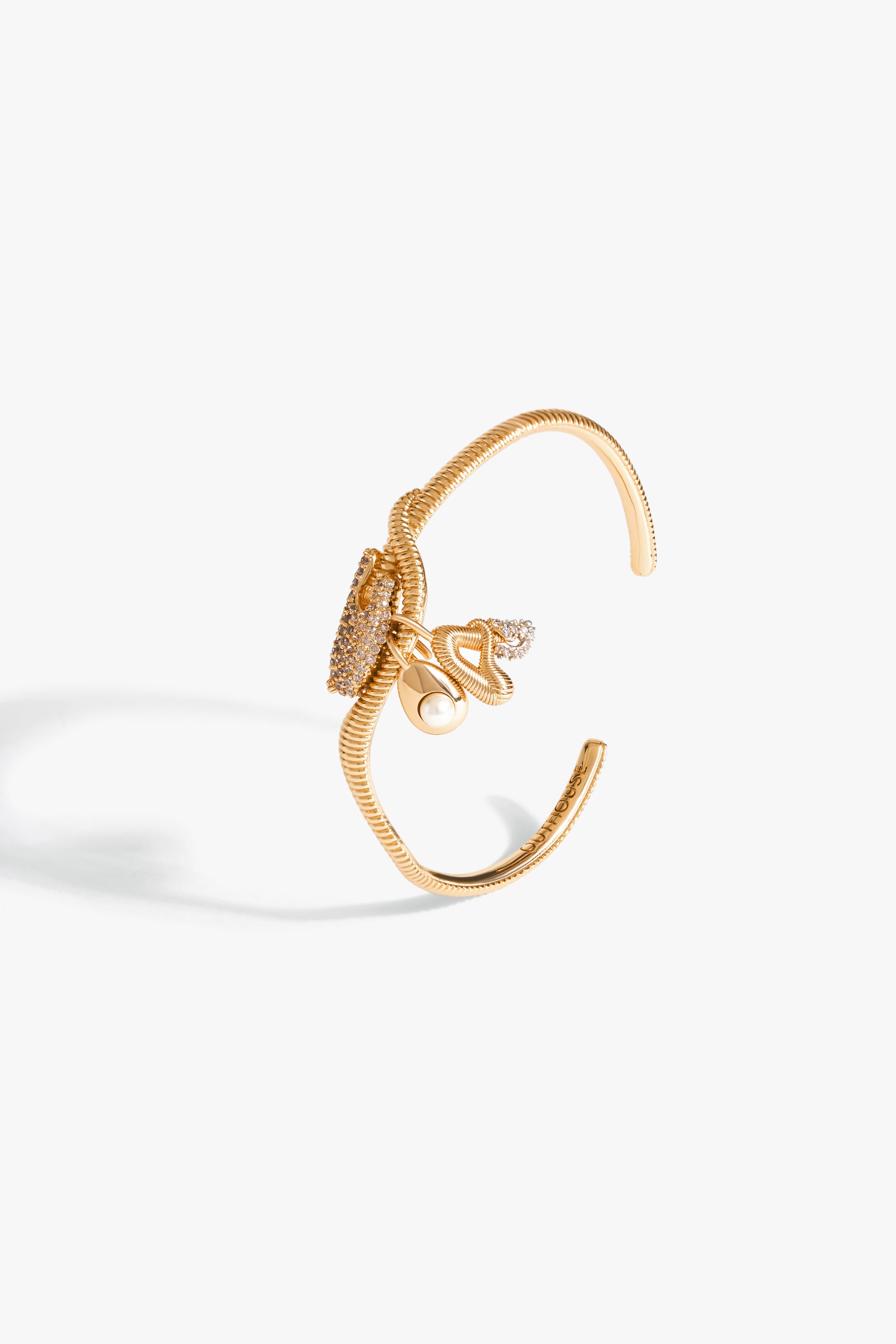 KOKO Alphabet Cuff in Champagne