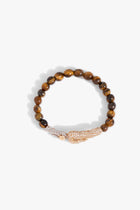 KOKO Sigil Beaded Bracelet in Tiger Stone