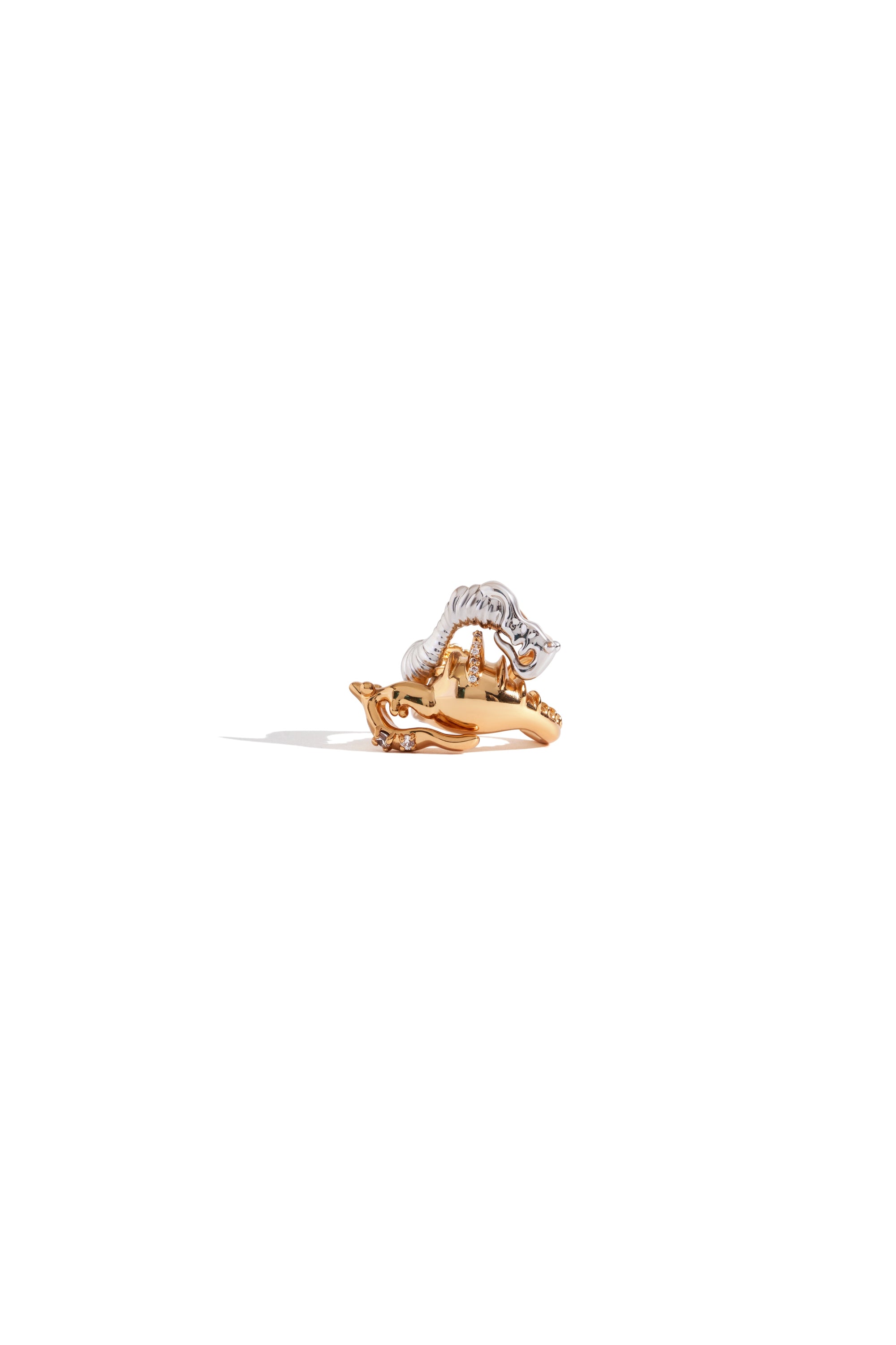 Seanymph Dual Tone Arc Ring