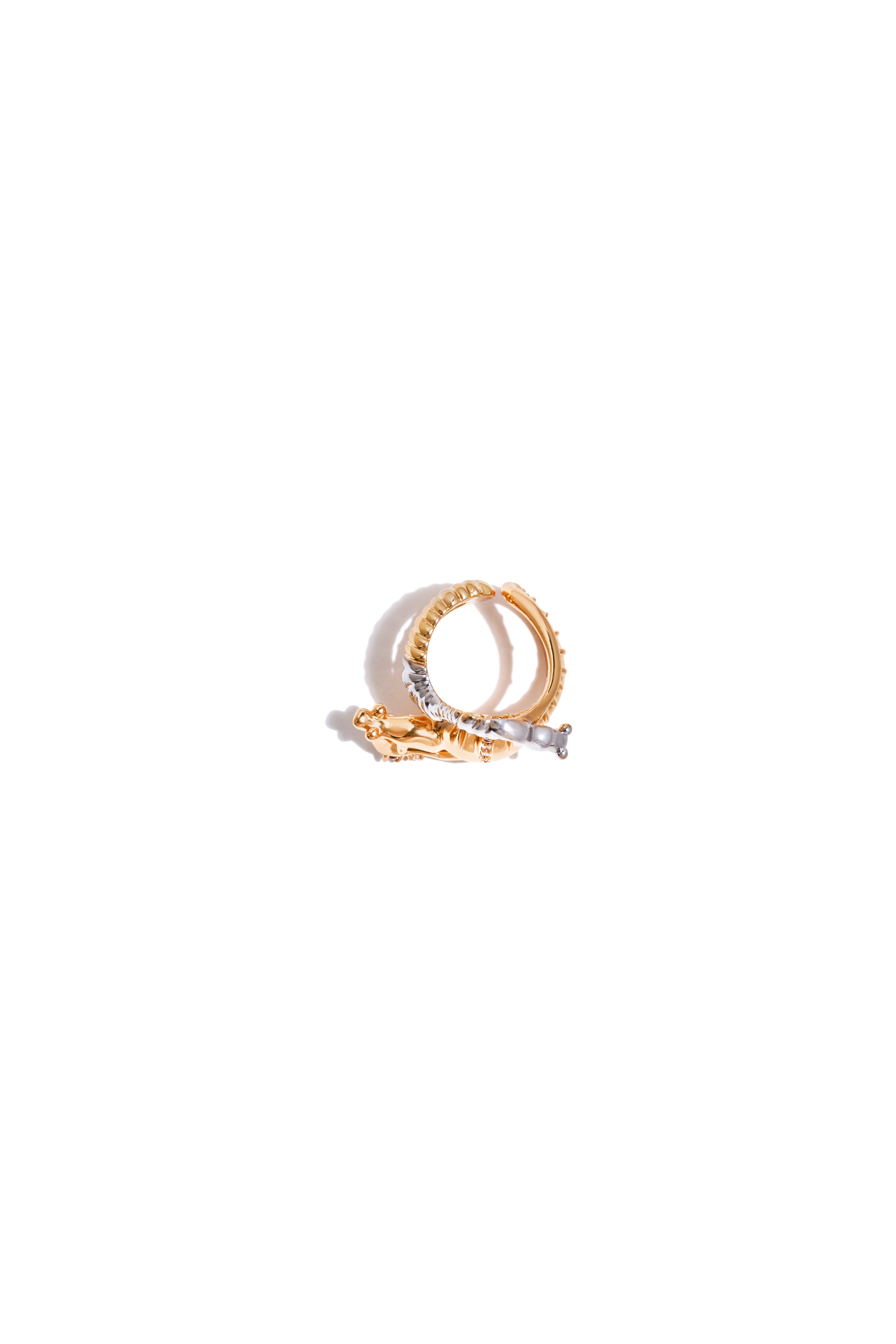 Seanymph Dual Tone Arc Ring