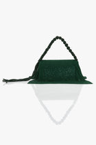 Crystal Furbie Midi Handbag in Kelly Green