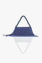 Crystal Furbie Midi Handbag In Icy Blue