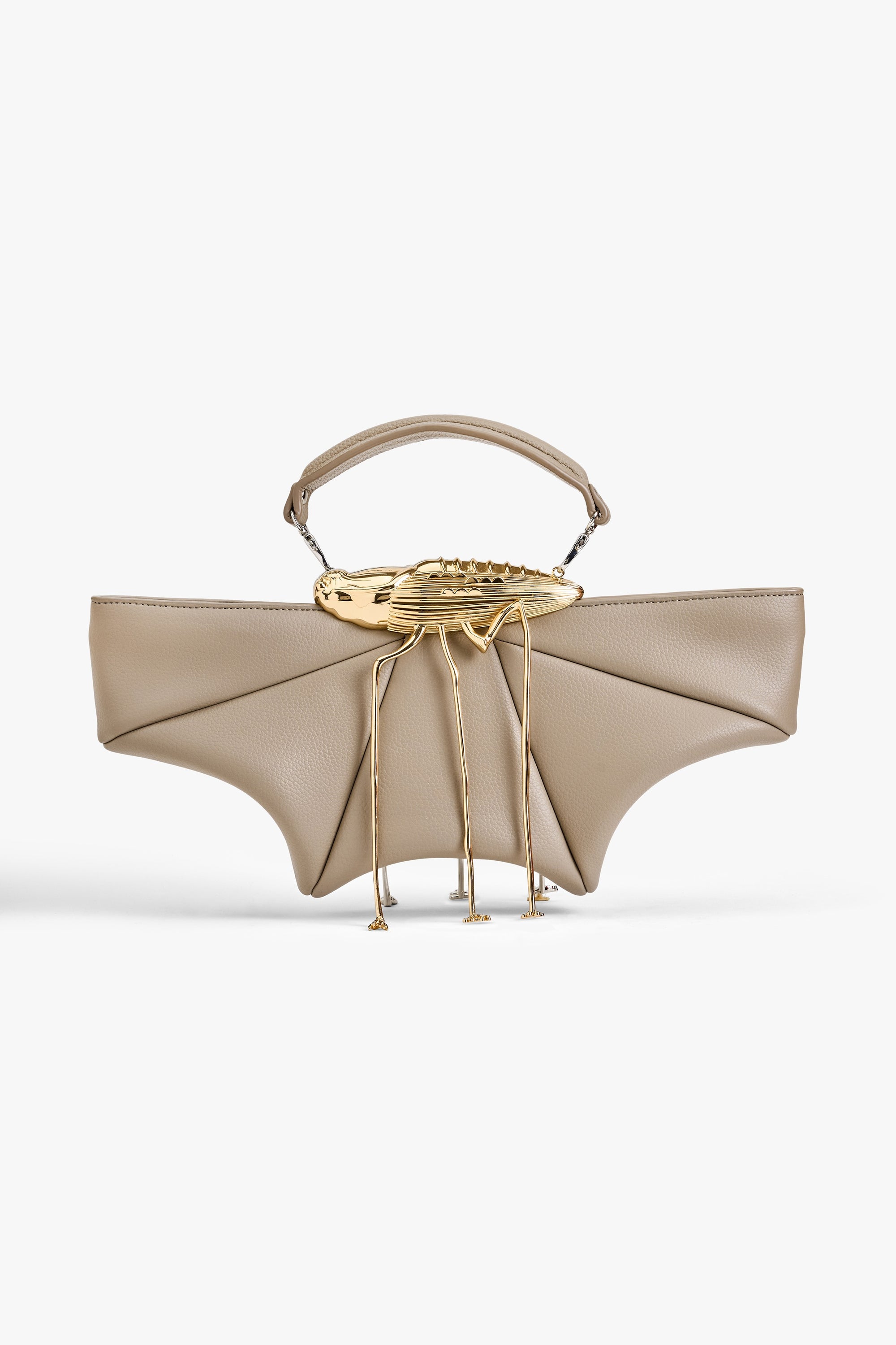 The Koko Runway Klutch In Taupe