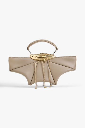 The Koko Runway Klutch In Taupe