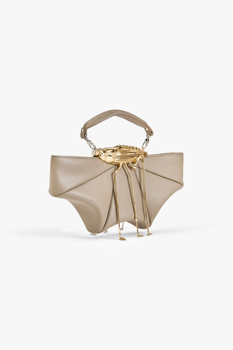 The Koko Runway Klutch In Taupe