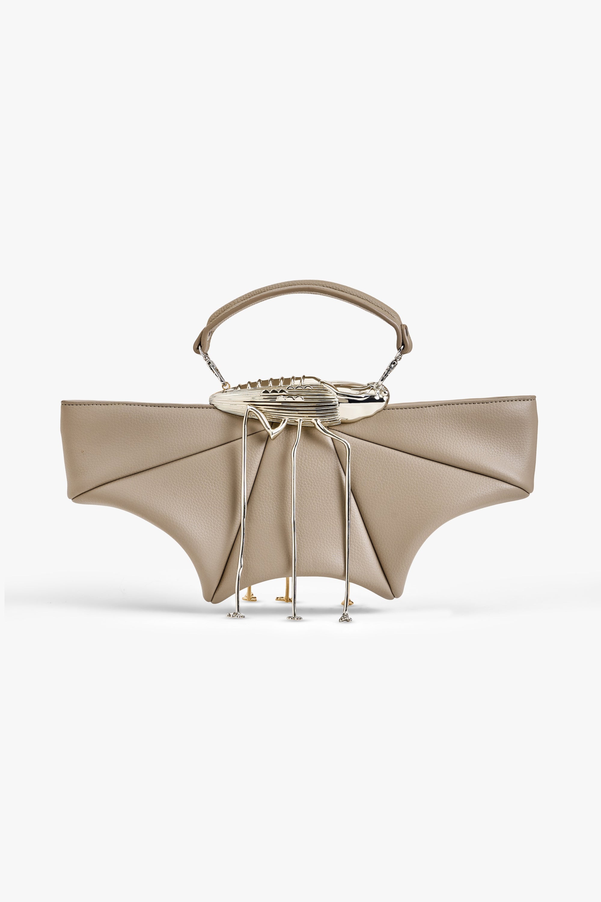 The Koko Runway Klutch In Taupe