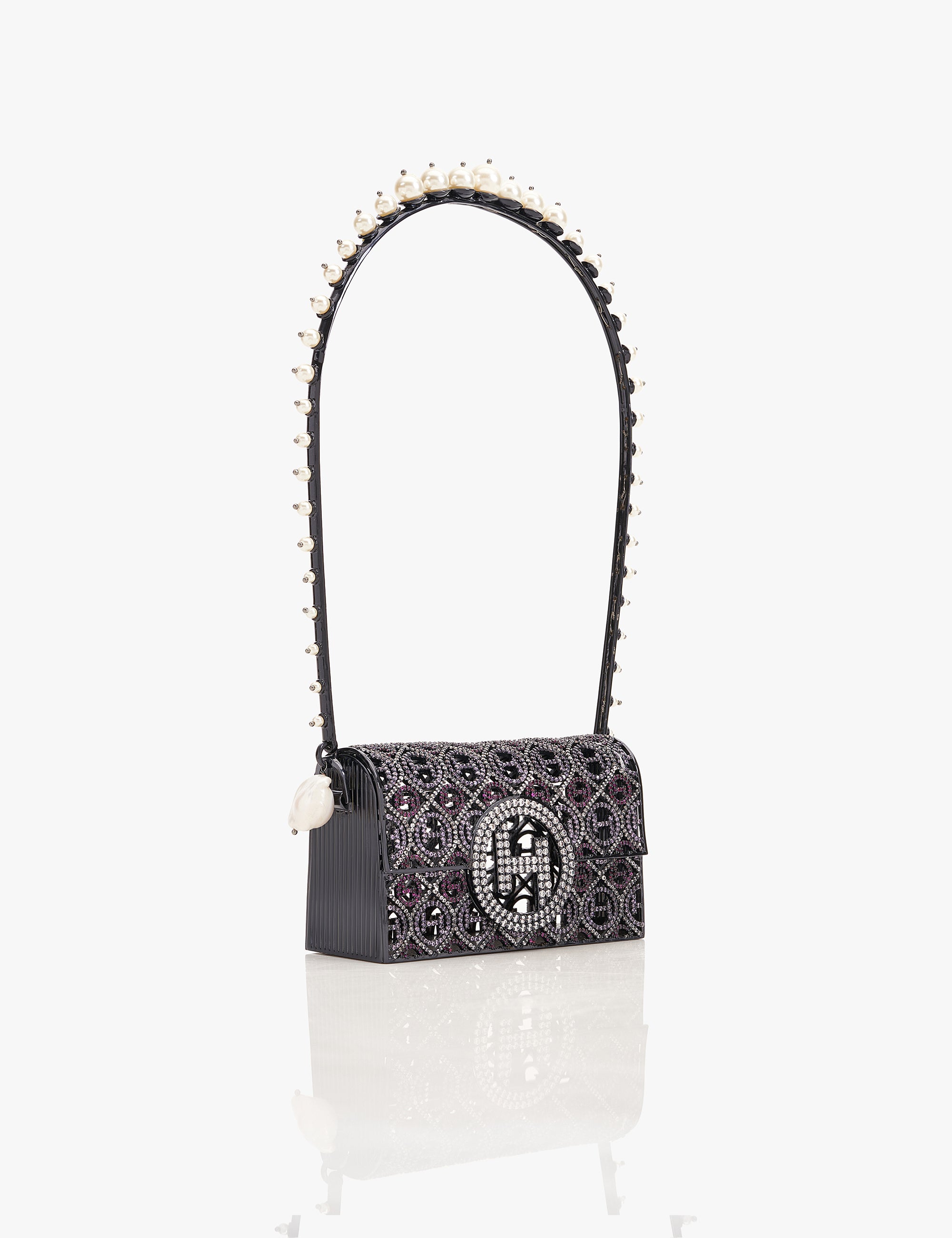 Pico Minaudiere Couture Bag In Midnight Noir
