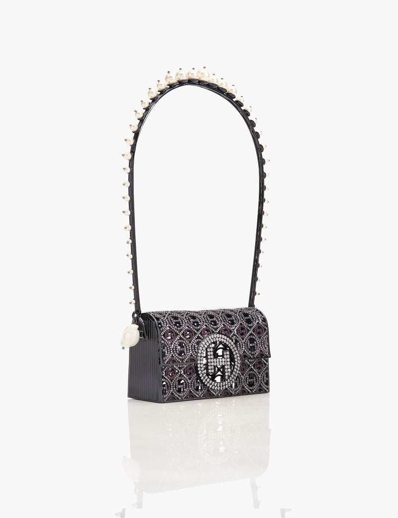 Pico Minaudiere Couture Bag In Midnight Noir