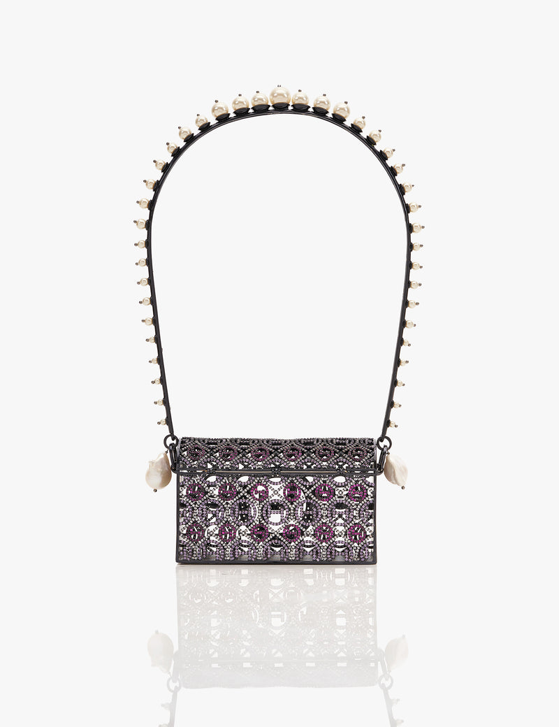 Pico Minaudiere Couture Bag In Midnight Noir