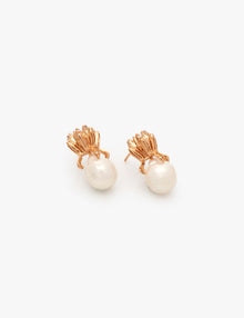 Pearl Lune Studs Earrings