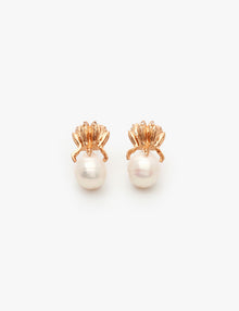 Pearl Lune Studs Earrings