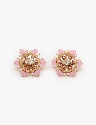 Fluora Eternite Blush Ear Studs