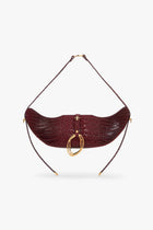 The Boss Swing Bag in Crimson Croc