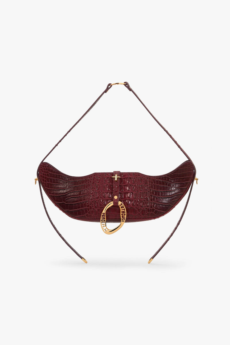 The Boss Swing Bag in Crimson Croc