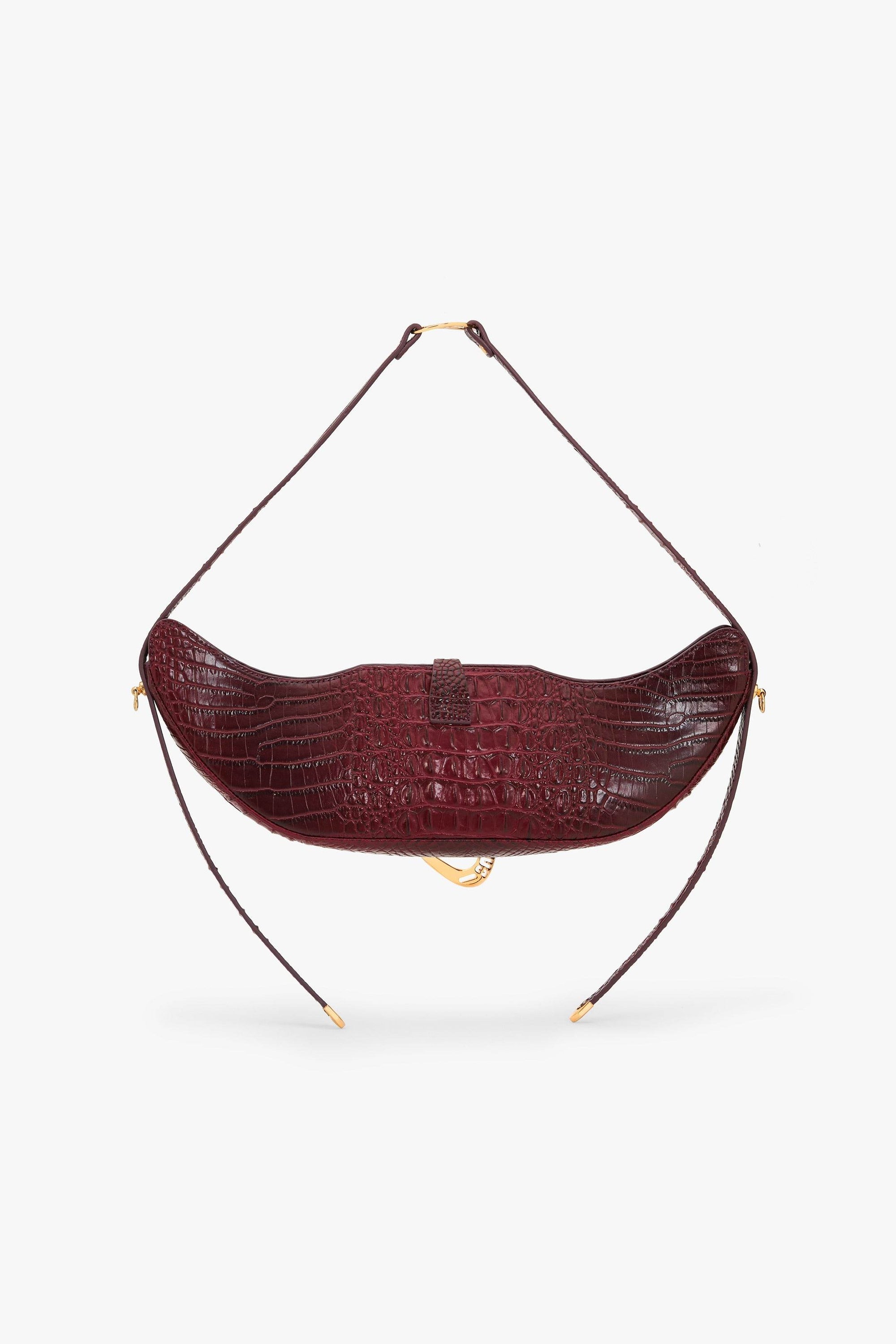 The Boss Swing Bag in Crimson Croc